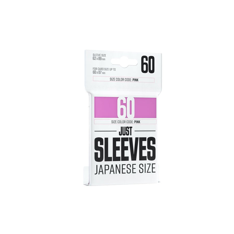 Just Sleeves: Japanese Size - Pink (60ct)