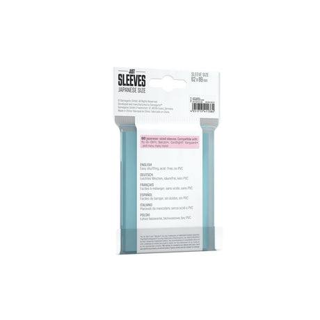 Just Sleeves: Japanese Size - Clear (60ct)