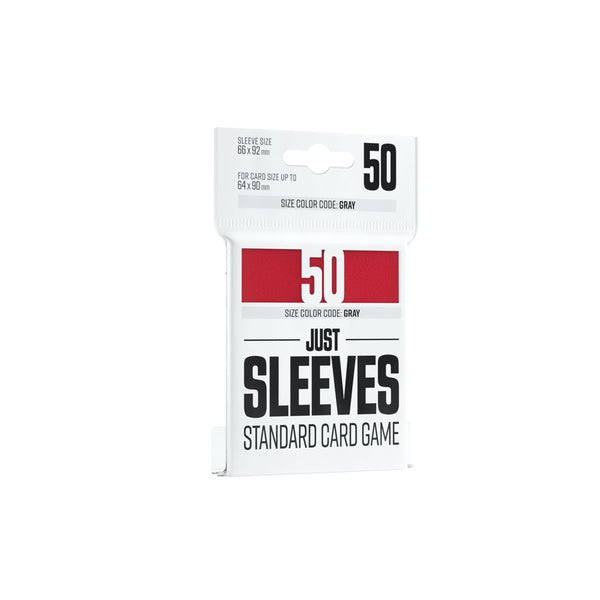 Just Sleeves: Standard Card Game - Red (50ct)