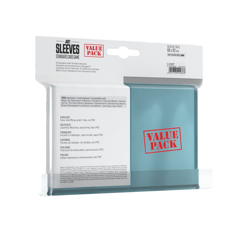 Just Sleeves: Value Pack Clear (250ct)