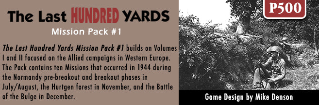 The Last Hundred Yards Mission Pack #1