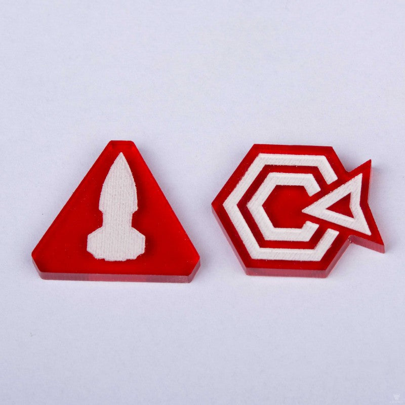 Laserox - Twilight Imperium: Command & Control Tokens (Red)