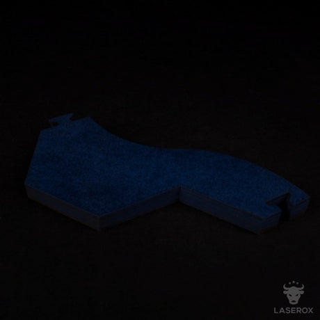 Laserox - Twilight Imperium Map Frame (3 Player Module) (Blue)