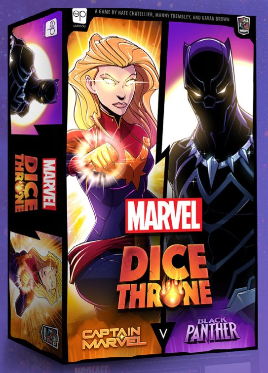 Marvel Dice Throne - 2-Hero Box (Captain Marvel, Black Panther)