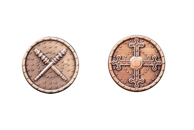 Broken Token - Fantasy Coins - Barbarian Copper (10)
