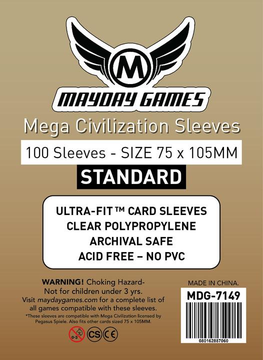 Mayday Sleeves - Mega Civilization Sleeves (75x105mm)