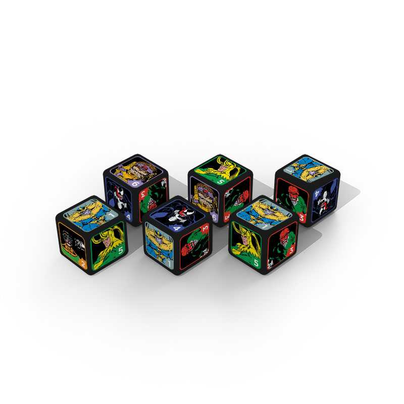 Marvel Villains 6PC Dice Set