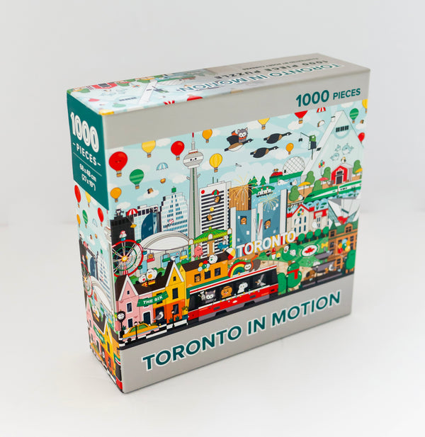 Arcadia Puzzles - Toronto In Motion Jigsaw Puzzle (1000 Pieces)