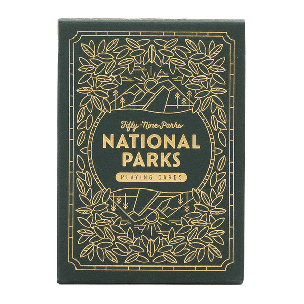 National Parks Playing Cards - Green Deck