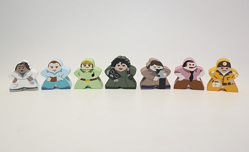Character Meeple Set for Pandemic Base Game (7 pcs)