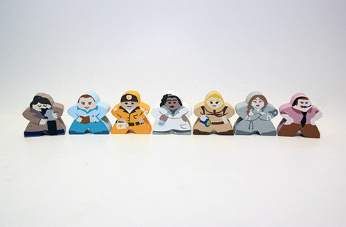 Character Meeple Set for Pandemic The Cure (7 pcs)