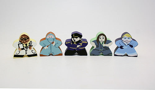 Character Meeple Set for Pandemic State of Emergency (5 pcs)