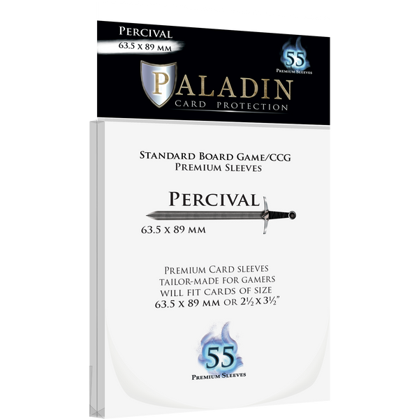 Paladin Card Protection - Percival (63.5 mm × 89 mm, Standard Card Game/CCG)