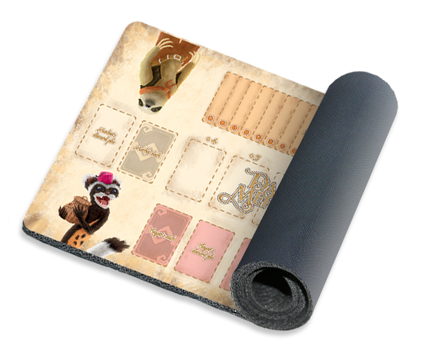 Dale of Merchants - 2 player play mat (Marbled polecat & Sloth)