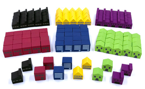 Set of Upgraded Buildings for Power Grid (132 pcs)