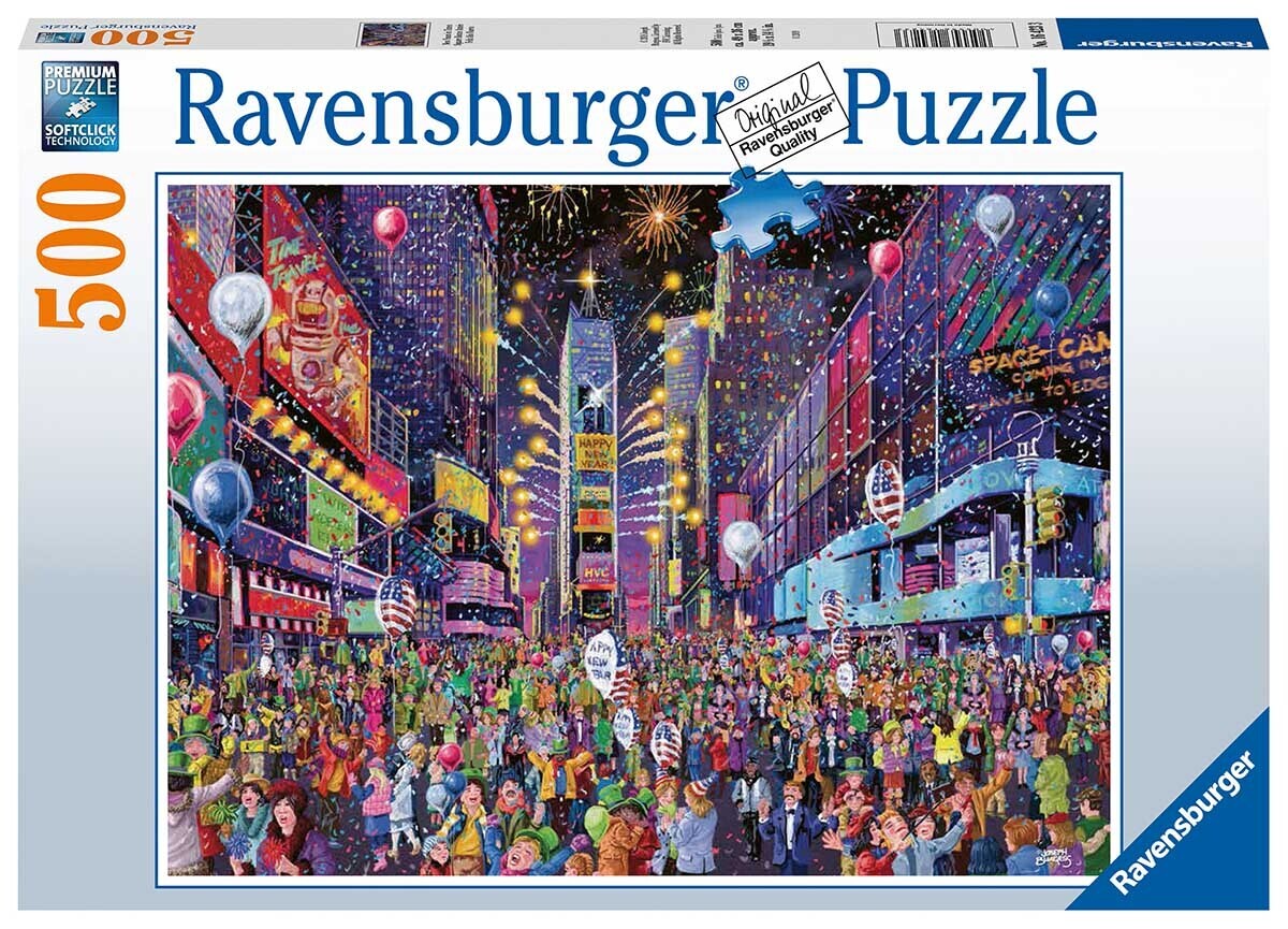 Puzzle - Ravensburger  - New Years in Times Square (500 Pieces)