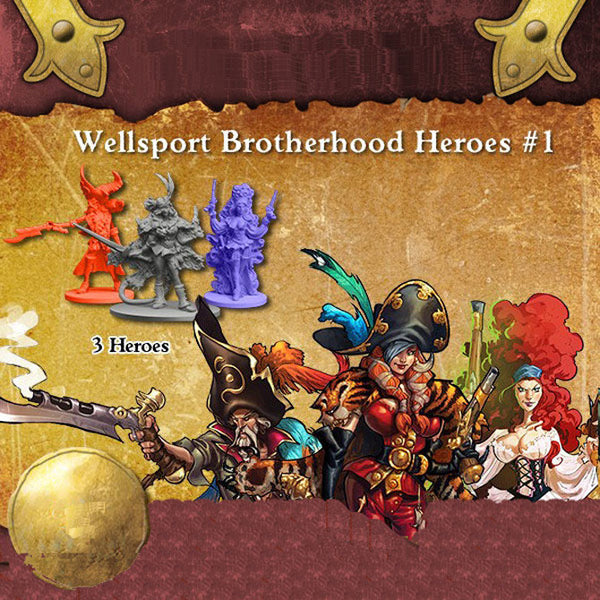 Rum & Bones: Wellsport Brotherhood Hero Set # 1