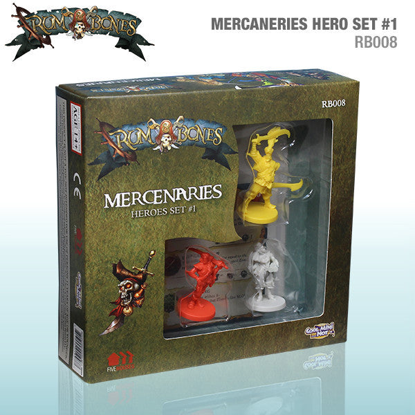 Rum & Bones: Mercenaries Heroes Set #1