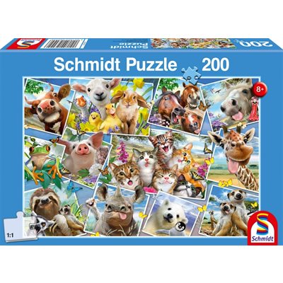 Puzzle - Schmidt Spiele - Animal Selfies (200 Pieces)