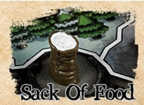 Sleeve Kings - Painted Resin Resource Tokens: Sack of Food (10ct)