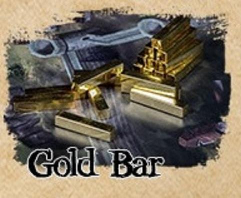 Sleeve Kings - Metal Alloy Resource Tokens: Gold Bar (10ct)