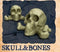 Sleeve Kings - Painted Plastic Resource Tokens: Skull & Bones (10ct)