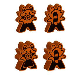 Seize the Bean: Cubee Meeples - Bearista (8-Pack) (Import)