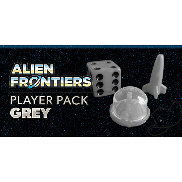 Alien Frontiers Alternate Color Player Piece Set - Grey