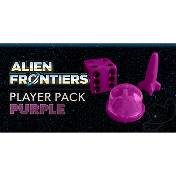 Alien Frontiers Alternate Color Player Piece Set - Purple