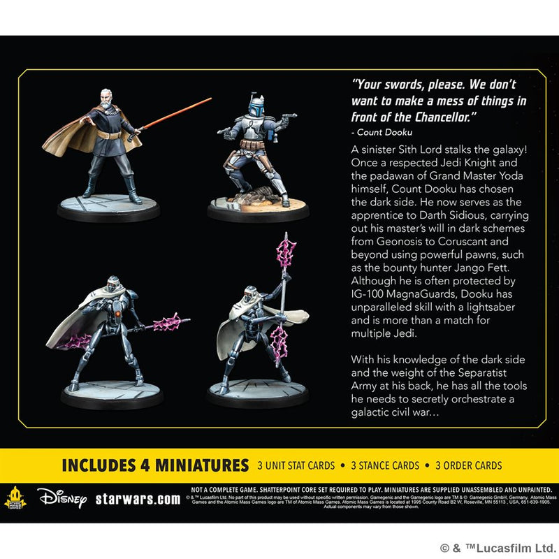 Star Wars: Shatterpoint – Twice the Pride: Count Dooku Squad Pack