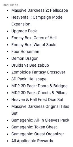 Massive Darkness 2: Hellscape (Massive All-In Kickstarter Edition)