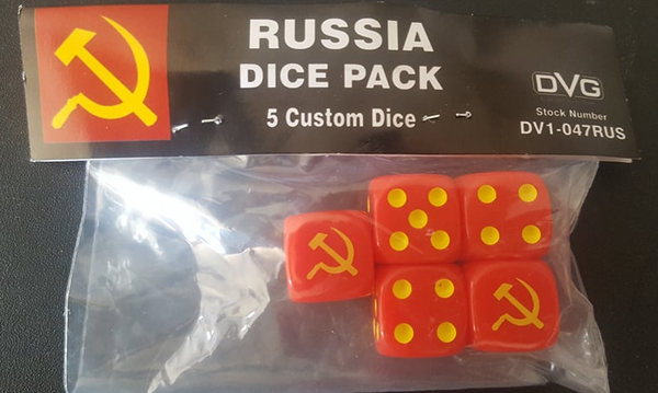 Russia WWII Six-Sided Dice