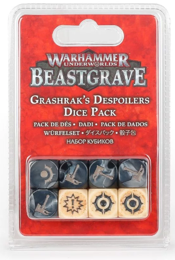 Games Workshop - Warhammer Underworlds: Beastgrave – Grashrak's Despoilers Dice Pack