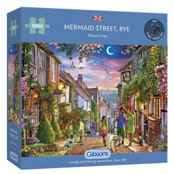 Puzzle - Gibsons - Mermaid Street, Rye (1000 Pieces)