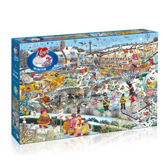 Puzzle - Gibsons - I Love Winter (1000 Pieces)