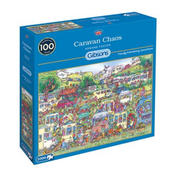 Puzzle - Gibsons - Caravan Chaos (1000 Pieces)