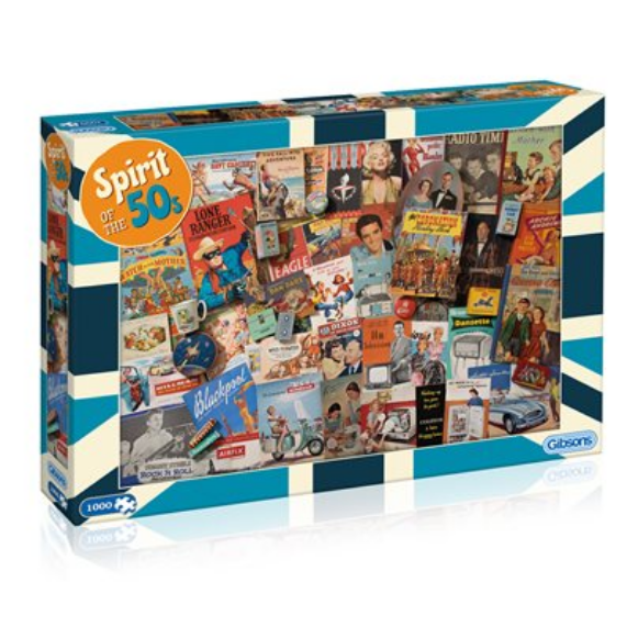 Puzzle - Gibsons - Spirit of the 50s (1000 Pieces)