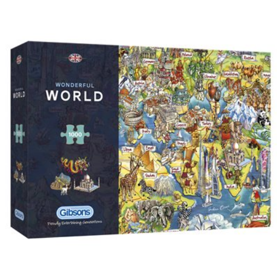 Puzzle - Gibsons - Wonderful World (1000 Pieces)