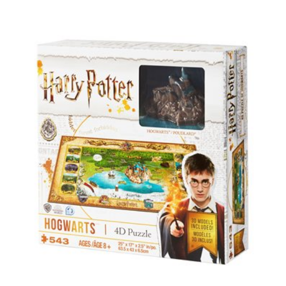 Puzzle - 4D Cityscape - Harry Potter Hogwarts (543 Pieces)