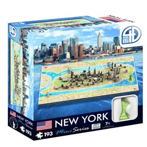 Puzzle - 4D Cityscape - Mini Series: New York (193 Pieces)