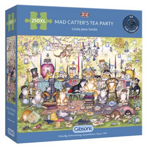 Puzzle - Gibsons - Mad Catter's Tea Party (250XL Pieces)