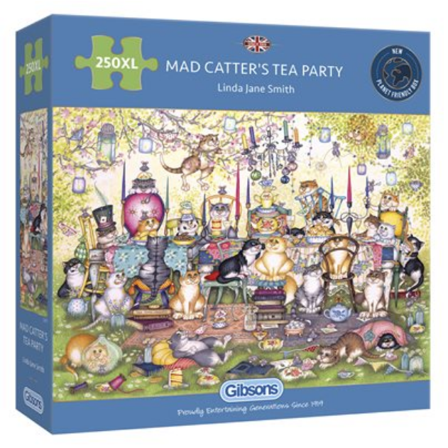Puzzle - Gibsons - Mad Catter's Tea Party (250XL Pieces)