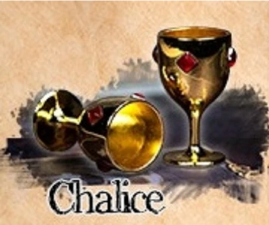 Sleeve Kings - Player Token: Gold Color Chalice In Metal Alloy