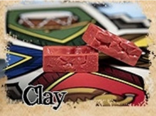 Sleeve Kings - Painted Resin Resource Tokens: Clay (10ct)
