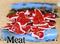Sleeve Kings - Painted Plastic Resource Tokens: Meat (10ct)