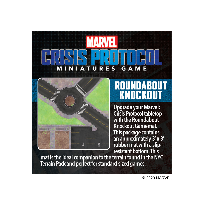 Marvel: Crisis Protocol - Roundabout Knockout Game Mat