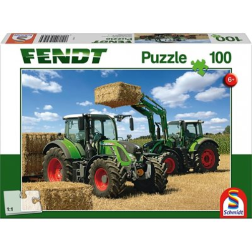 Puzzle - Schmidt Spiele - Tractor Cargo Front Loader (100 Pieces)