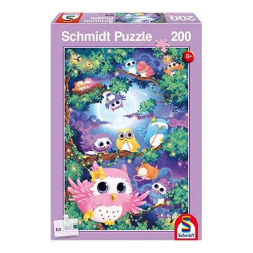 Puzzle - Schmidt Spiele - In Owl Woods (200 Pieces)