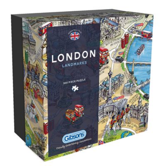Puzzle - Gibsons - London Landmarks (500 Pieces)
