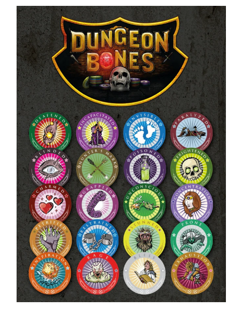 D&D Condition Chips by Dungeon Bones